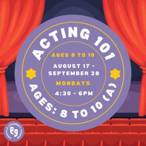 F26 - Acting 101: 8 to 10 (A)
